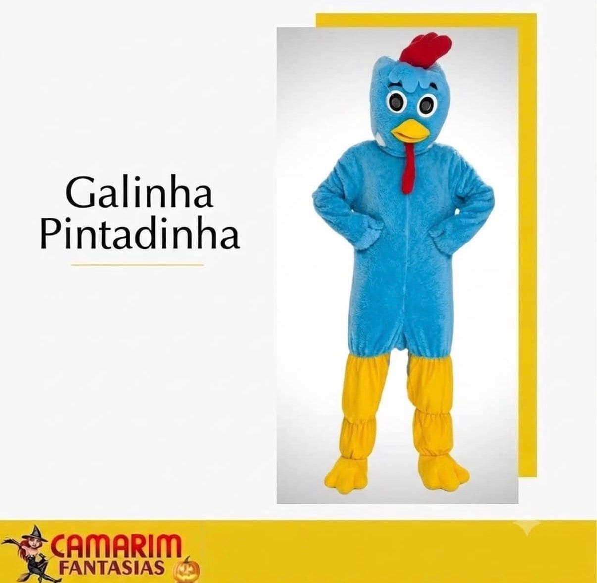 Fantasia Galinha Pintadinha — Camarim Fantasias