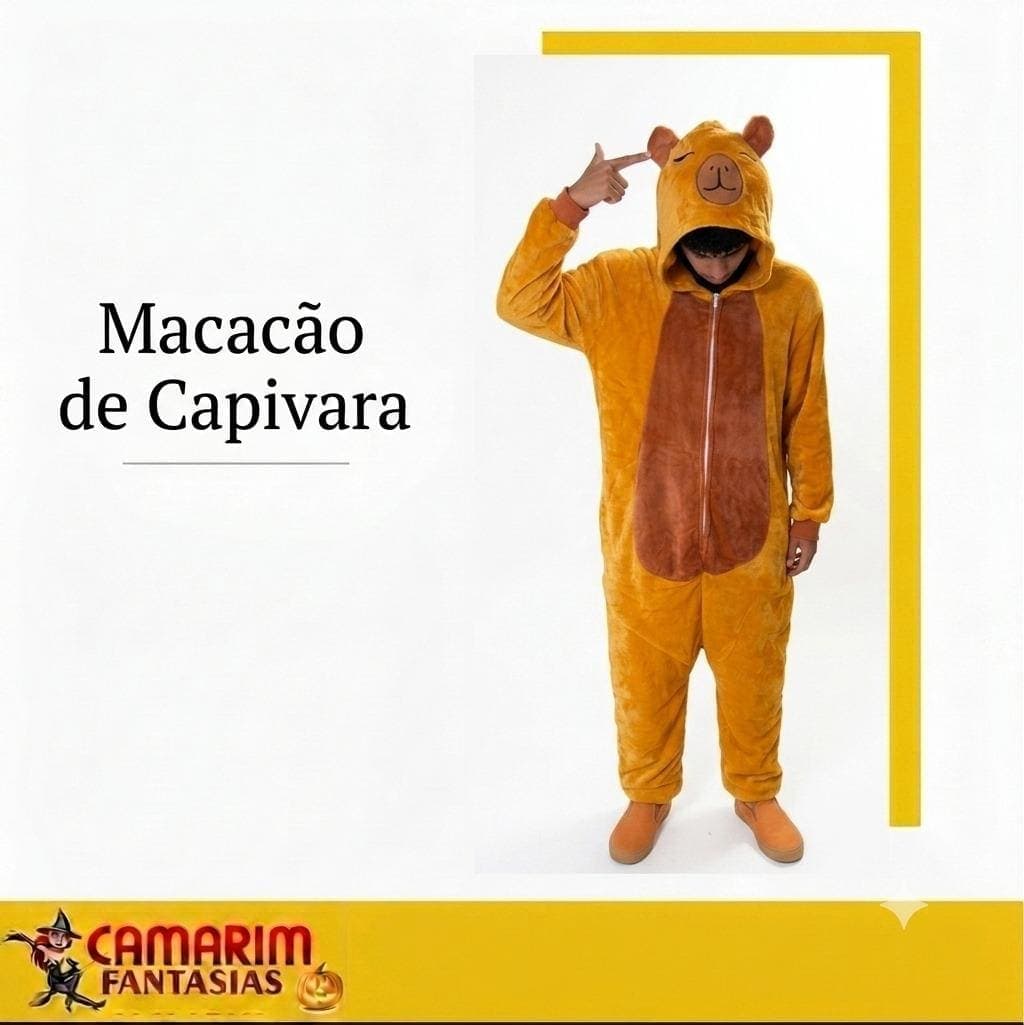 Fantasia Macacão de Capivara — Camarim Fantasias