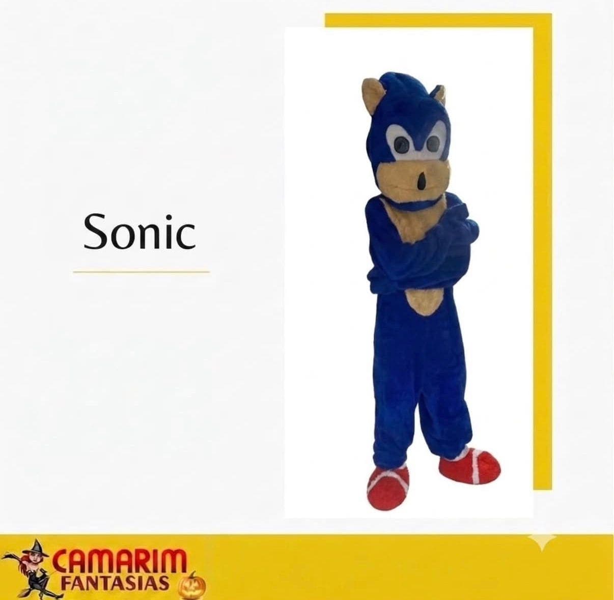 Fantasia Sonic — Camarim Fantasias