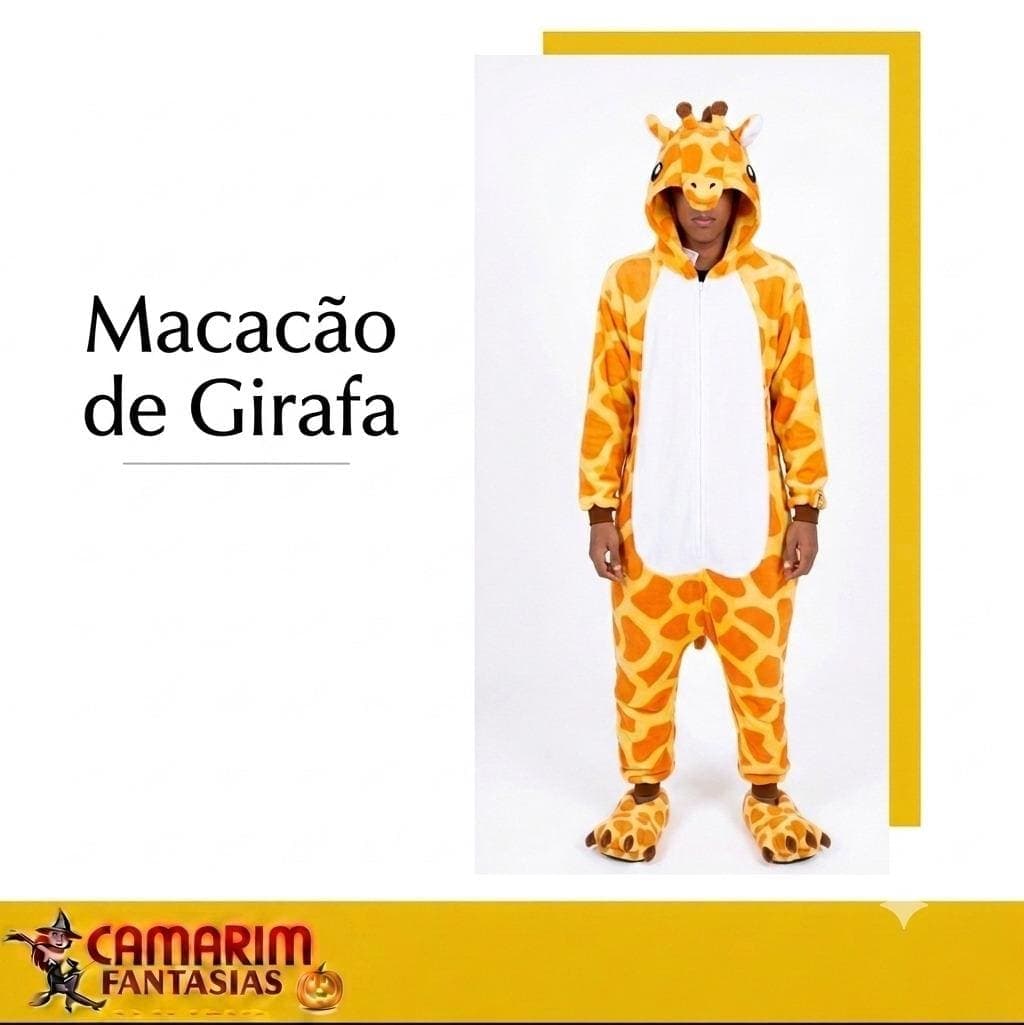 Fantasia Macacão de Girafa — Camarim Fantasias