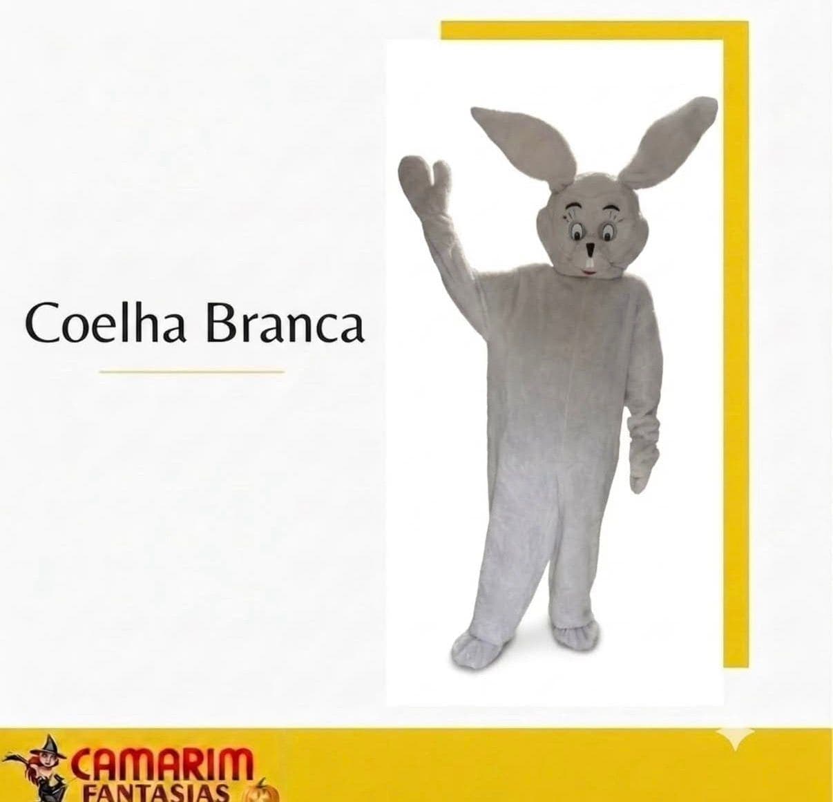 Fantasia Coelha Branca — Camarim Fantasias