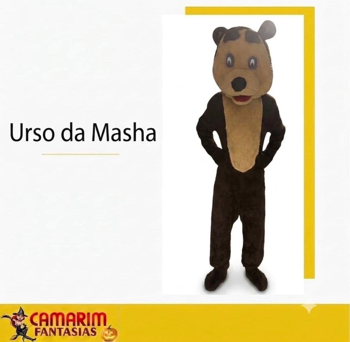 Fantasia Urso da Masha — Camarim Fantasias